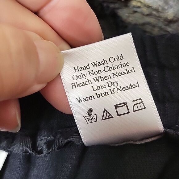 Coldwater Creek Black Linen Pants Size Small - Picture 8 of 8